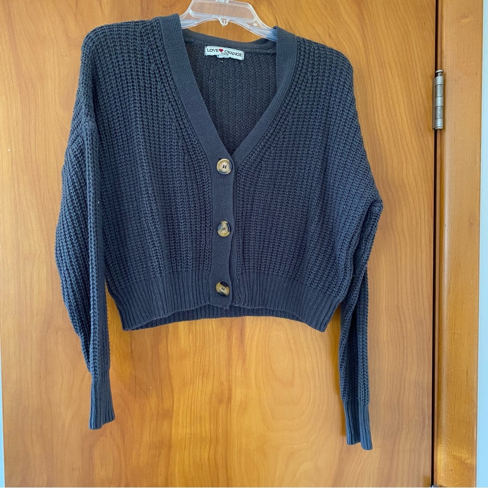 Love Change Cropped Sweater